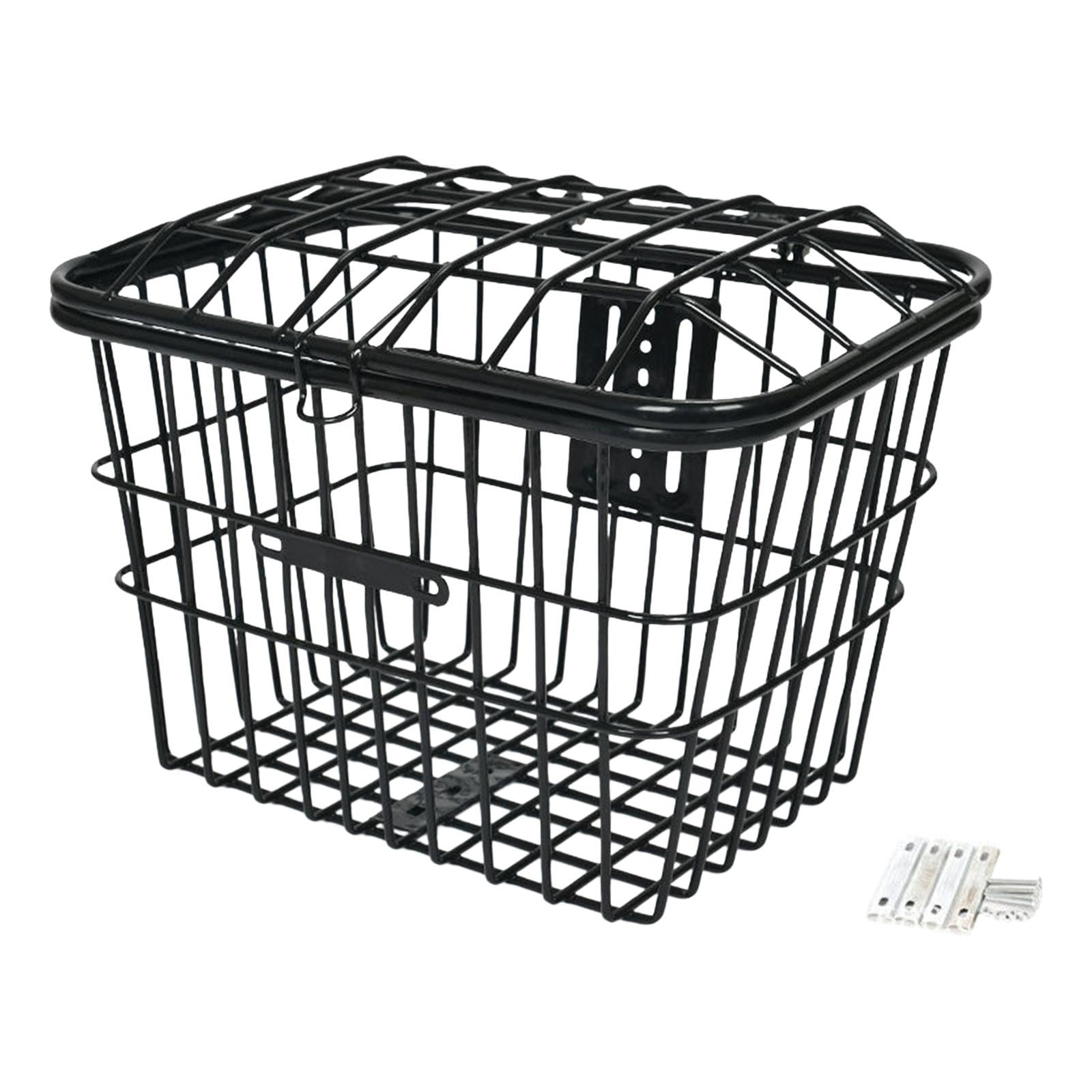 Panier Arrière De Vélo Robuste En Acier Au Carbone - Pour Courses Et Rangement - Universel