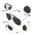 thumbnail image 5 of Lentes de Sol Tommy Hilfiger Hombre X64006 Outlook Metal Dorado UV, 5 of 5