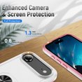 thumbnail image 5 of ELEHOLD For iPhone 17 Air Rugged Case 360° Rotating Metal Ring Stand Kickstand Function Support Magnetic Car Mount Holder Shockproof Protective Case For iPhone 17 Air,White/Pink, 5 of 10