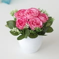 thumbnail image 3 of Lifelike Rose Floral Arrangement for Home Indoor Outdoor Centerpiece Display, 3 of 3