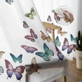 thumbnail image 6 of Butterfly Colorful Chiffon Sheer Curtains For Living Room Bedroom Kitchen ration Window Voiles Organza Tulle Curtain, 6 of 7