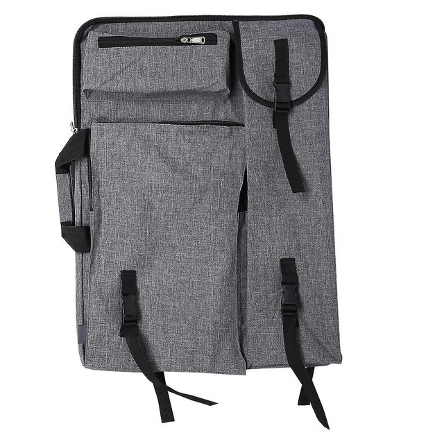 Mochila grande profesional impermeable para dibujar, para estudiantes de arte, pintura acrílica Gouache