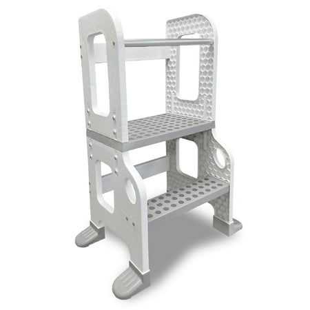 

Kitchen Buddy 2-in-1 Stool for Ages 1-3 safe up to 100 lbs.