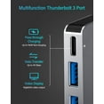 thumbnail image 3 of Adaptador USB-C para MacBook Pro/MacBook Air M1 M2 M3 2023 2022 2021 13", 15" y 16", concentrador USB-C 6 en 1 para MacBook Pro, 3 of 4