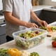 thumbnail image 3 of Contenedor De Ensalada Con Compartimento Para Aderezo, ABS, Reutilizable, A Prueba De Fugas, Portátil, Para Ensalada, Lonchera, Contenedor De Almacenamiento De Alimentos Para La, 3 of 7
