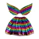 thumbnail image 1 of Conjunto de falda para niñas con alas de , vestido de princesa elegante para fiestas, regalos y festivales, 1 of 9