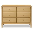 thumbnail image 4 of DaVinci Jenny Lind Spindle 6-Drawer Dresser in Honey, 4 of 5