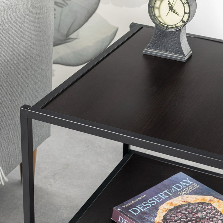 Zinus Dane Black Frame Indoor Side Table 20 x 20 x 20