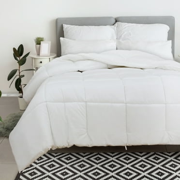 ROYALE California King Comforter - All Season Down Alternative Bedding Comforter - Lightweight Quilted Comforter With Corner Tab- Soft Luxury Hotel Comforter - Box Stitch Duvet Insert (King Cal White)