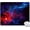 Galaxy Stars Light Black, variant on Galaxy Stars Light Black Mouse Pad, Red and Blue Nebula Mouse Pad, Mouse Mat Waterproof Mouse Pad Non-Slip Rubber Base MousePads for Computer Office Laptop Men Women Kids, 9.5"x7.9" Inch
