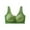 Green, variant on Unlined Minimizer Bra for Womens,Front Closure Bra for Breast Forms,Seamless Supportive Bralette for Women