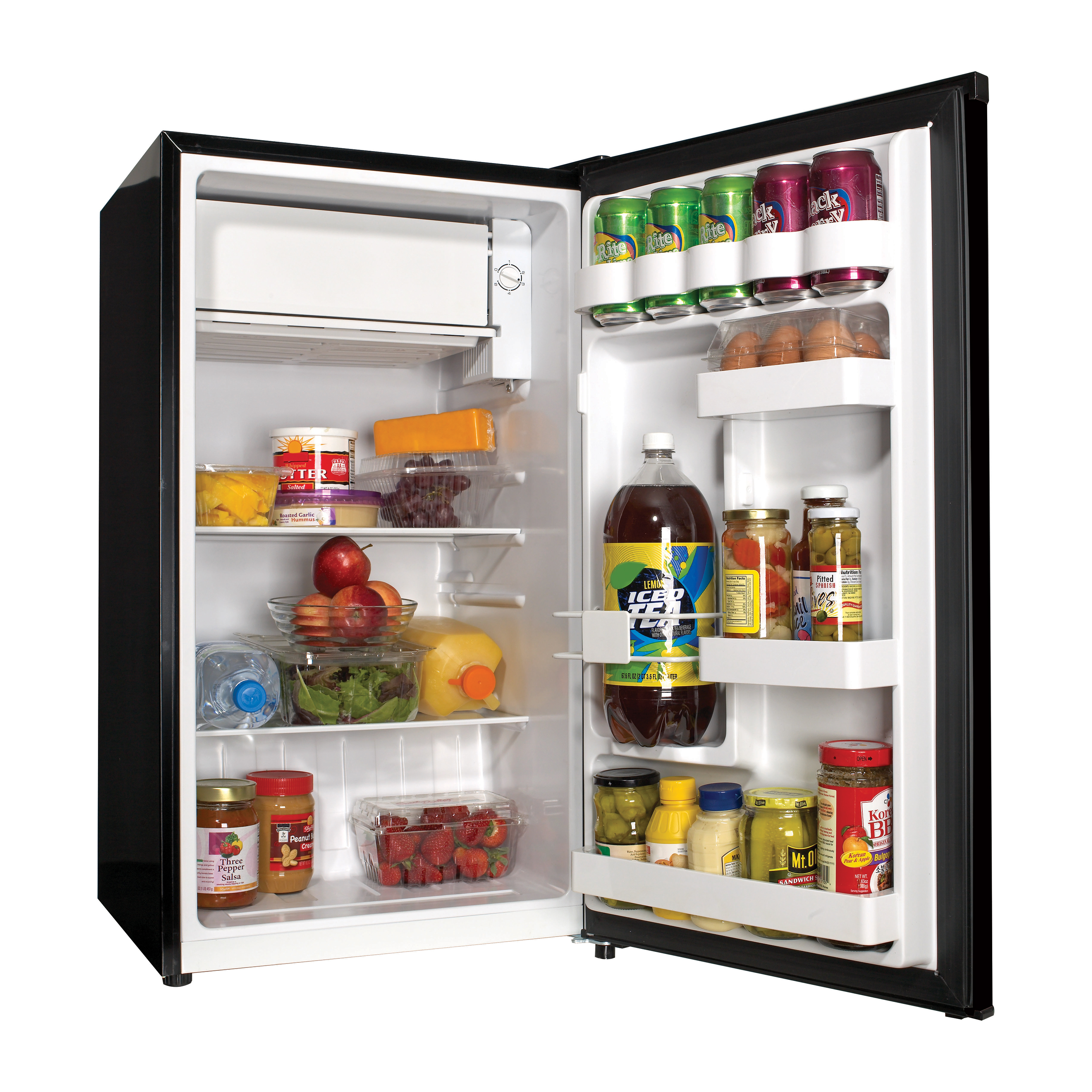 Haier 3.3 Cu Ft Single Door Compact Refrigerator HC33SW20RB, Black - image 3 of 4