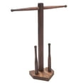 thumbnail image 6 of 1 pc Baseball PineWood Championship Ring Organizer Display Tower Stands Jewelry Holder Sienna Finished Product: 25.5x10.2x32.7cm, 6 of 6