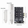 thumbnail image 5 of PCIE to M.2 Adapter Card PCIE to Double NGFF SSD Adapter PCIE M.2 Adapter, 5 of 10