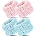 thumbnail image 1 of Darfukei Toallas de muñeca – 4 bandas absorbentes para el brazo para lavado de cara, adecuadas para mujeres y hombres, 1 of 5
