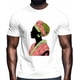 thumbnail image 2 of Camisetas africanas de manga corta informales para hombre y mujer, camisetas gráficas, 2 of 8