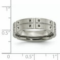 thumbnail image 6 of Titanium Brushed And Polished 6Mm Grooved Band, 6 of 6