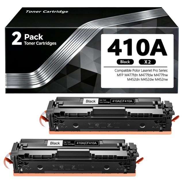 Tóner Láser BERRYSKY 410A Negro Paquete de 2 para HP
