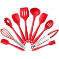 thumbnail image 1 of Utensilios de cocina 10 piezas rojo, 1 of 5