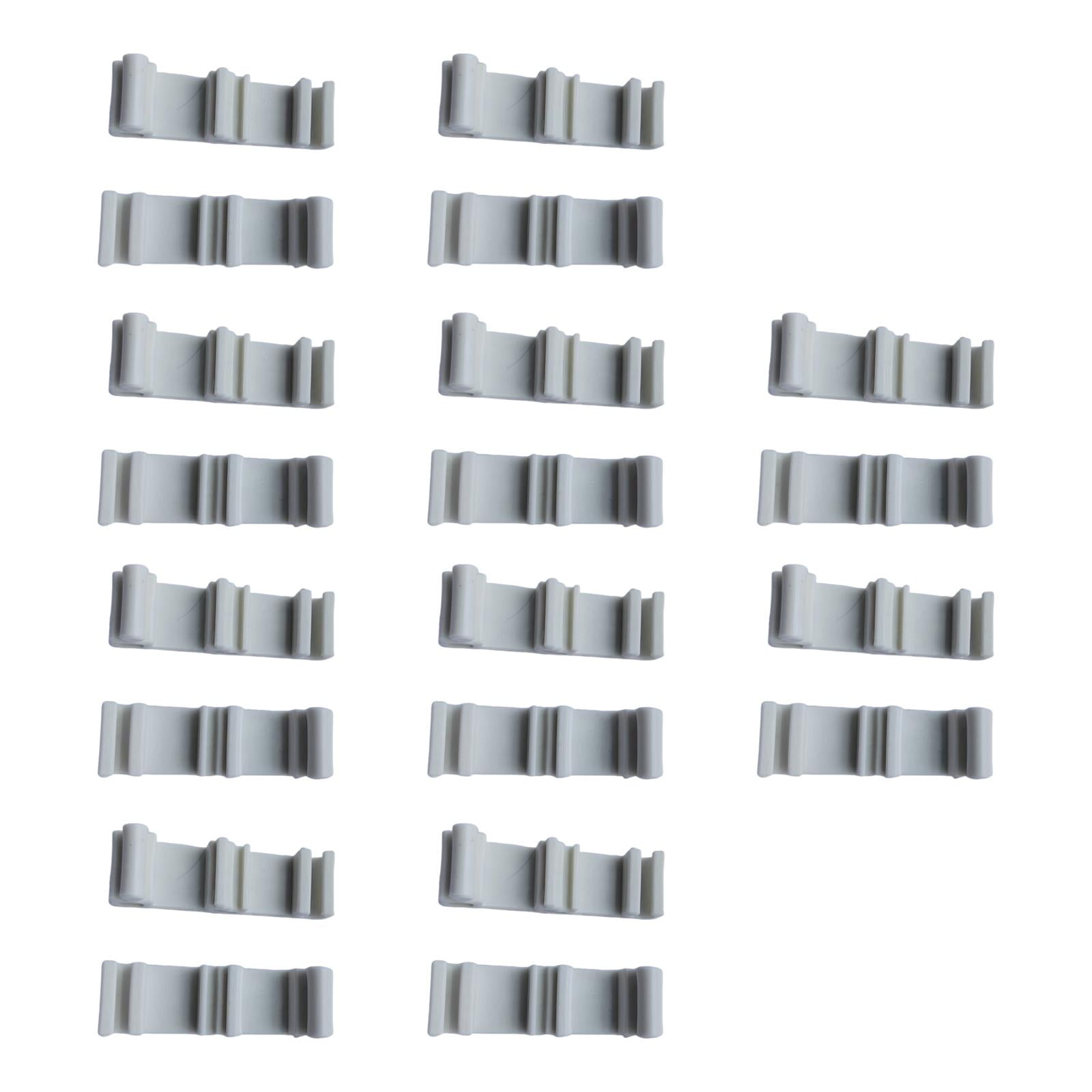 balikha 10 Pieces Pet Fence Clamps Dog Enclosure Accessories Clamp Connector Cat Villas Bird Cages Tube Fixing Buckles Playpen Lock White