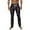 Black, variant on SRZYMJ Mens Rock Punk Hop Leather Motocycle Pants