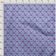 thumbnail image 4 of oneOone Cotton Cambric Medium Purple Fabric Christmas Dress Material Fabric Print Fabric By The Yard 42 Inch Wide, 4 of 5