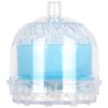 Stool Suction Collector Increase Oxygen, Fishing Tank Sponge Cleaning Tool, Waste Remover, Aquarium Supplies, Vacuum Cleaner Filter - Round Blue