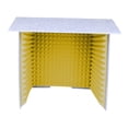 thumbnail image 2 of Bunblic Housse de Bureau Insonorisée Cabine d'Enregistrement Vocal Compacte Réduisant le Bruit Robuste Portable pour Studio d'Enregistrement Musical Podcasting Jaune 80cm, 2 of 7
