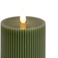 thumbnail image 4 of HGTV Home Collection Georgetown Real Motion Flameless Candle With Remote, Green with Warm White LED Lights, Battery Powered, 9 in, 4 of 4