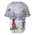 thumbnail image 2 of Hello Winter Belgian Malinois Football Snowman Welcome Snowy Morning All Over Print 3D Baseball Shirt Sheepdog Dog Lover Gifts Softball Sport - 01012, 2 of 6