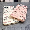 thumbnail image 3 of Sanrio Hello Kitty Cute Phone Case For iPhone 15 14 13 12 11 Pro Max XR Mini XS Max 7 8 Plus Full Screen Anti Fall Lovely Cover FJH FJH, 3 of 5
