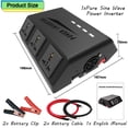 thumbnail image 4 of Inverter,Inverter Car Usb Lcd Inverters 1000w Car Lcd Display Converter Usb Display Auto Portable Inverter Auto Pure Inverters, 4 of 7