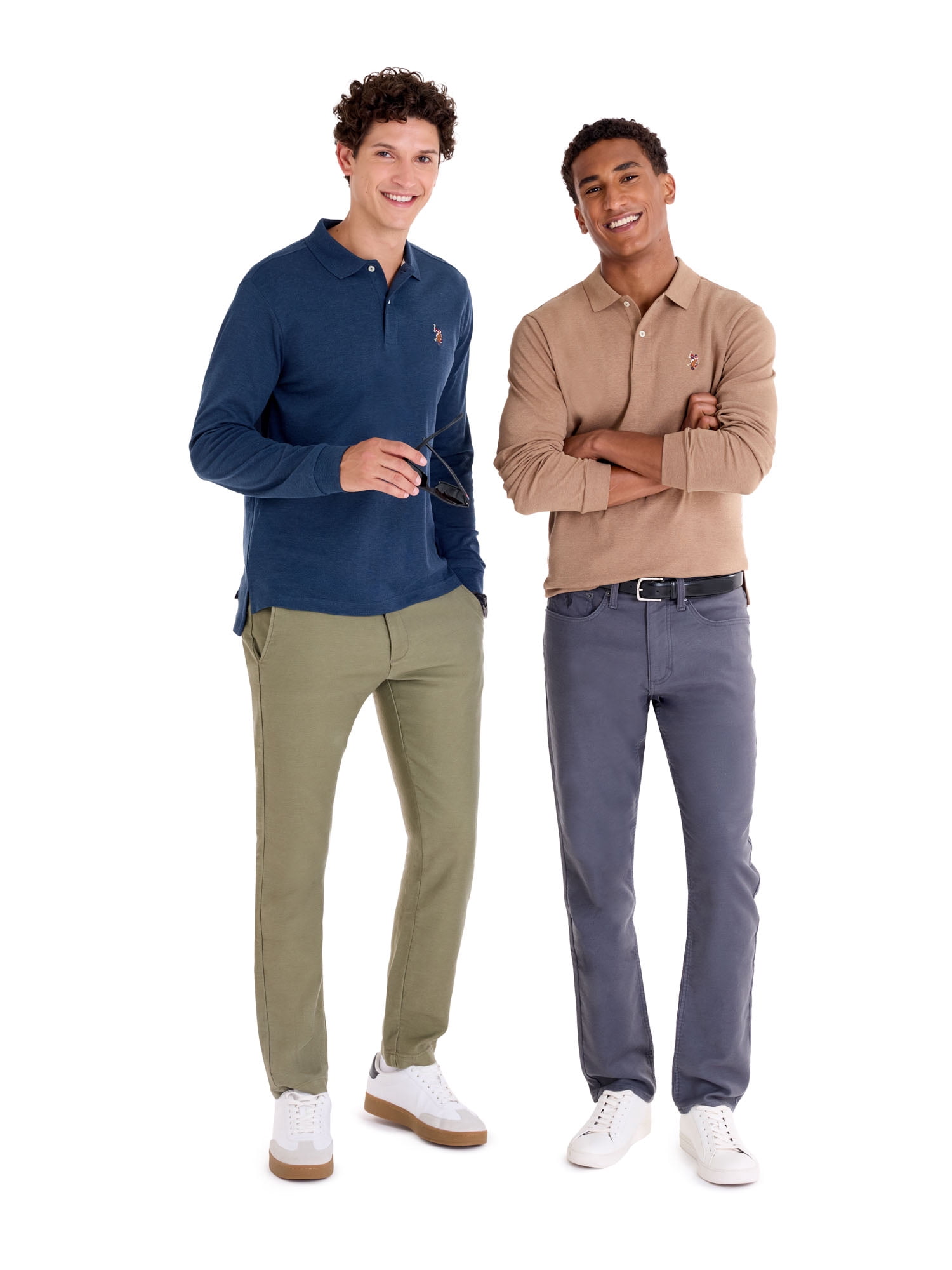 U.S. Polo Assn. Men's Slim Straight Knit 5-Pocket Pants