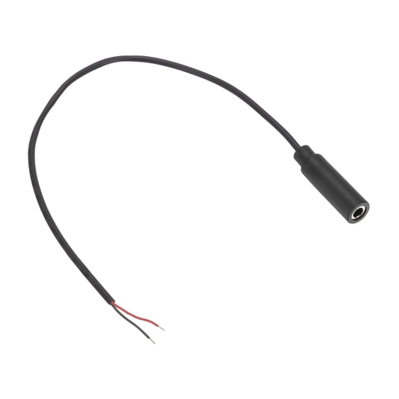 Uxcell 3.5mm Female Jack to Bare Wire Open End Replacement 28AWG TRS 2 Pole Stereo 1/8" Mono Audio Cable Plug Jack Plug 32.5mm for Earphone Headphone Cable Repair, 0.3m/11.8inches