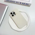 thumbnail image 4 of ML Luxury Solid Color Macaron Oval Frame Phone Case For iPhone 15 14 13 12 11 Pro Max XS X XR Shockproof Matte Soft Silicone Cover, 4 of 7