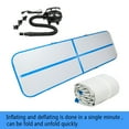 thumbnail image 5 of Inflatable Gymnastics Mat Air Track Floor Mat Water Buoyancy with Pump, Training Mats for Adults, 10ft 4 Inches Thickness Gymnastics Mats for Gymnastics Training Home Use Yoga Pool, Q03, 5 of 13