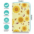 thumbnail image 4 of Yellow Bloom Vintage Sunflower Dog Mat - Absorbent Waterproof Pet Feeding Mat with Watercolor Artistic Aesthetic, 4 of 4