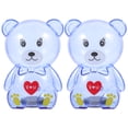 thumbnail image 1 of Shisuyan 2pcs Clear Bear Piggy Bank Unbreakable Money Box Coin Money Savings Box, 1 of 8