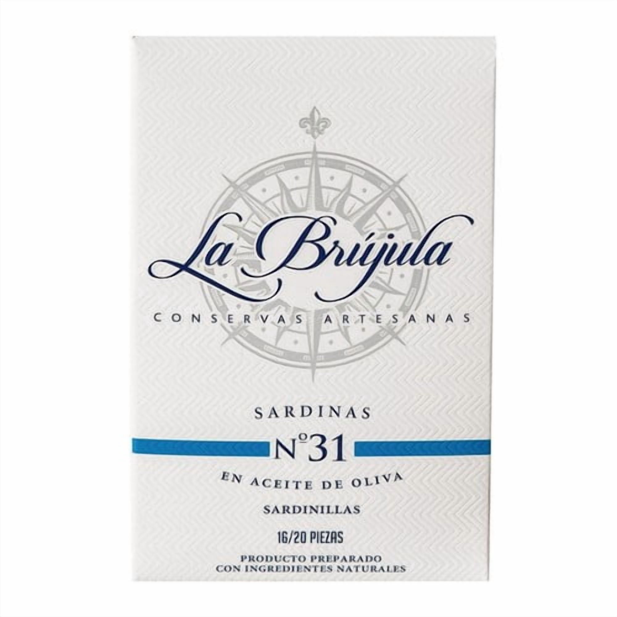 Brindisa La BrÃºjula Galician Small Sardines "Sardinillas" 115g, British Import (Pack of 3)