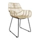 thumbnail image 2 of Silla Ratan Javali Brazo Rattan Natural Grupo Microtec Exterior Jardin Terraza Patio Todo Tipo Clima Ratán Grupo Microtec Javali B Javali, 2 of 2