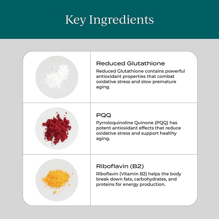 Cymbiotika Liposomal Glutathione Antioxidant, Citrus Berry, PQQ, CoQ10