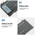 thumbnail image 5 of NGGX5 Laptop Battery for Dell Latitude E5270 E5470 E5570 JY8D6 954DF 0JY8D6 451, 5 of 7