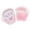 Pink and white glove, variant on Stylish Plush Paws Gloves Soft Faux Fursuit Cosplay Accessory Unisex Multi Color