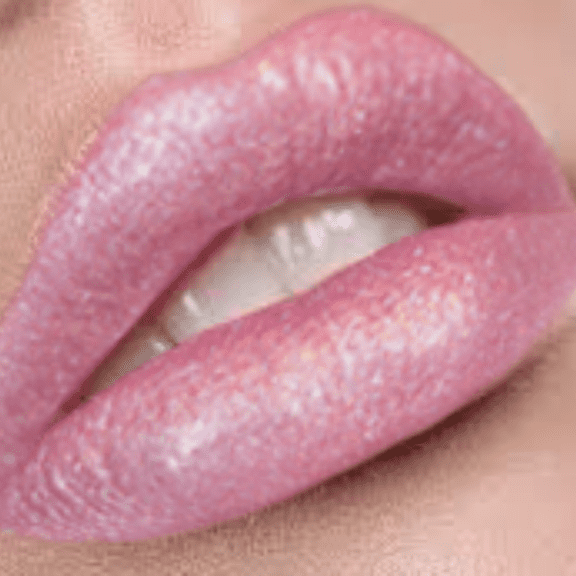 By The Clique "Frosted Sugar Cookie" Premium Pink Glitter Gloss | New Formula | Perfect Texture