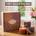 thumbnail image 3 of Scented Candles Gift Set,4 Pack Candles for Home Scented, 120 Hour Long Lasting Soy Wax Aromatherapy Candle Set, Birthday Gifts for Women with Gift Box, 3 of 12