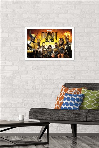 Marvel Midnight Suns - Key Art Wall Poster, 14.725" x 22.375" Framed