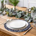 thumbnail image 2 of Vintage Floral Round 15 Inch Placemats Set of 4, Spring Country Botanical Flowers Simple HeatResistant Non Slip Place Mats for Dining Table, Wipeable Braided Kitchen Table Mats for Housewarming, 2 of 9
