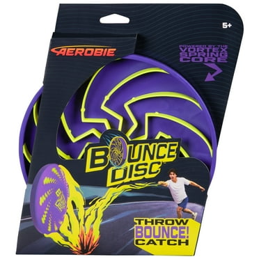 Aerobie Bounce Disc, Outdoor Flying Disc Toy for Kids ages 5 & up,