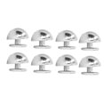 thumbnail image 3 of Mushroom Rivet Studs Decorative Rivets Best for Punk Fashion Accessories Gold and Silver 100 Sets, 3 of 7