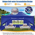 thumbnail image 5 of SANOPY 10x15 Pop Up Canopy Tent Heavy Duty with 4 Sidewalls Tents for Parties Outdoor Canopy Event Tent Wedding with Roller Bag, UV 50+ & Upgraded No Water, Thick Hexagonal Legs, Deep Blue, 5 of 9